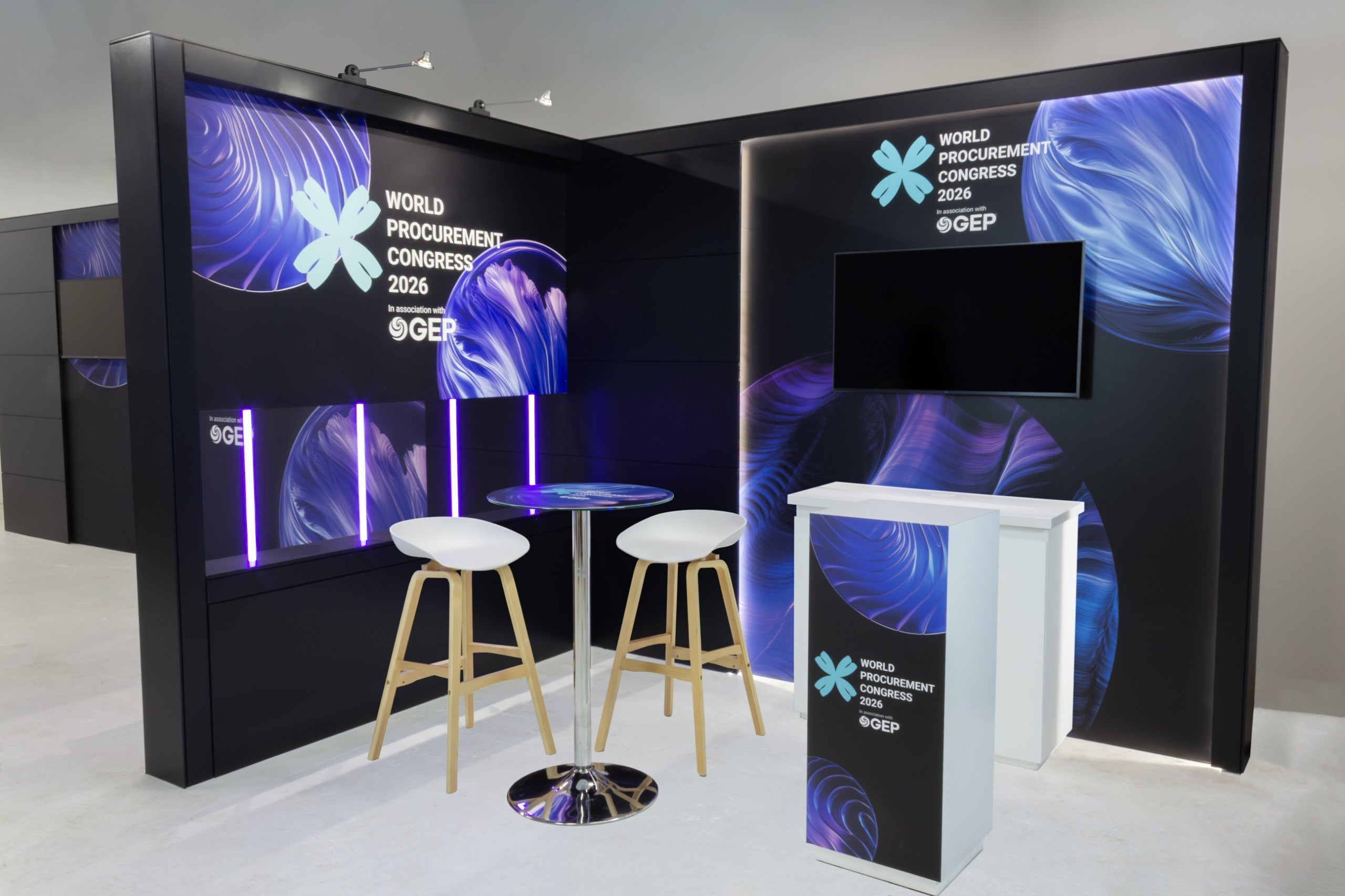 3m x 2m Stand Upgrade Kit 4 | WPC Online Exhibitor Shop